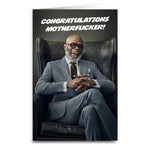 Samuel Jackson "Congratulations" Card