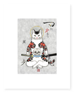 Samurai Cat Print