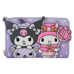 Sanrio Kuromi & My Melody Glow Zip Around Wallet by LoungeFly