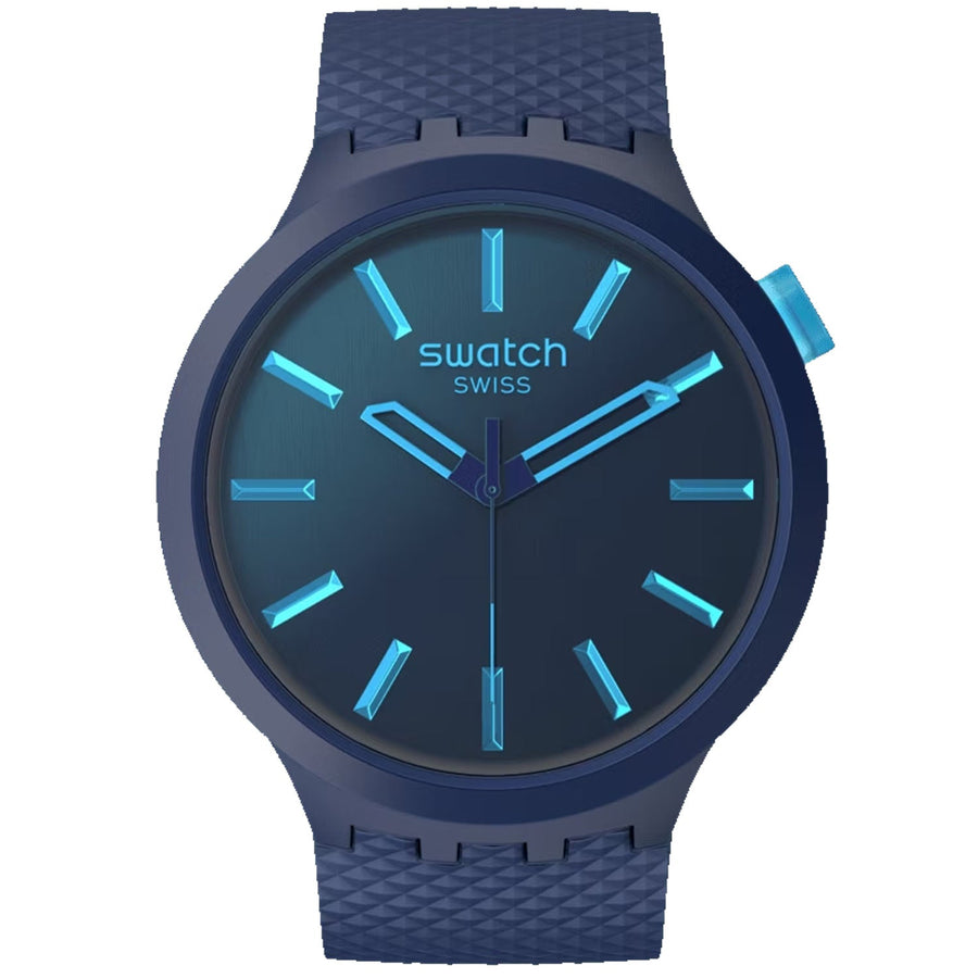Swatch Men's Big Bold Essentials Indigo Glow