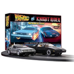 Scalextric 1980's TV - Back to the Future vs Knight Rider 1:32 scale slot car race set Slot Car Back to the Future™ 