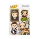 Loungefly Seinfeld All Character Enamel Pop! Pin 4-Pack