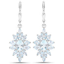 19.18 Carat Genuine Blue Topaz .925 Sterling Silver 3 Piece Jewelry Set (Ring, Earrings, and Pendant w/ Chain)