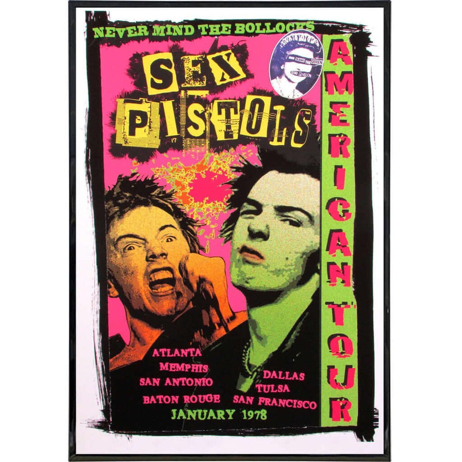 Sex Pistols American Tour Poster Print Print The Original Underground 