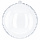 Set of 3 Clear Fillable Plastic Ball Christmas Ornament 4.7 Inches
