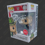 Shawn Michaels signed WWE Funko POP Figure #101 (GameStop Exclusive w/ Beckett) Signed By Superstars White Paint Pen 