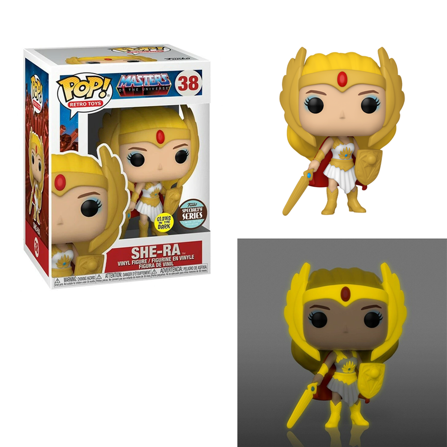 Funko POP! Masters of the Universe - Classic She-Ra (Glow In The Dark) Vinyl Figure Specialty Series