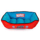 Pet Bed - Marvel Captain America Blue Black Red