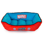 Pet Bed - Marvel Captain America Blue Black Red