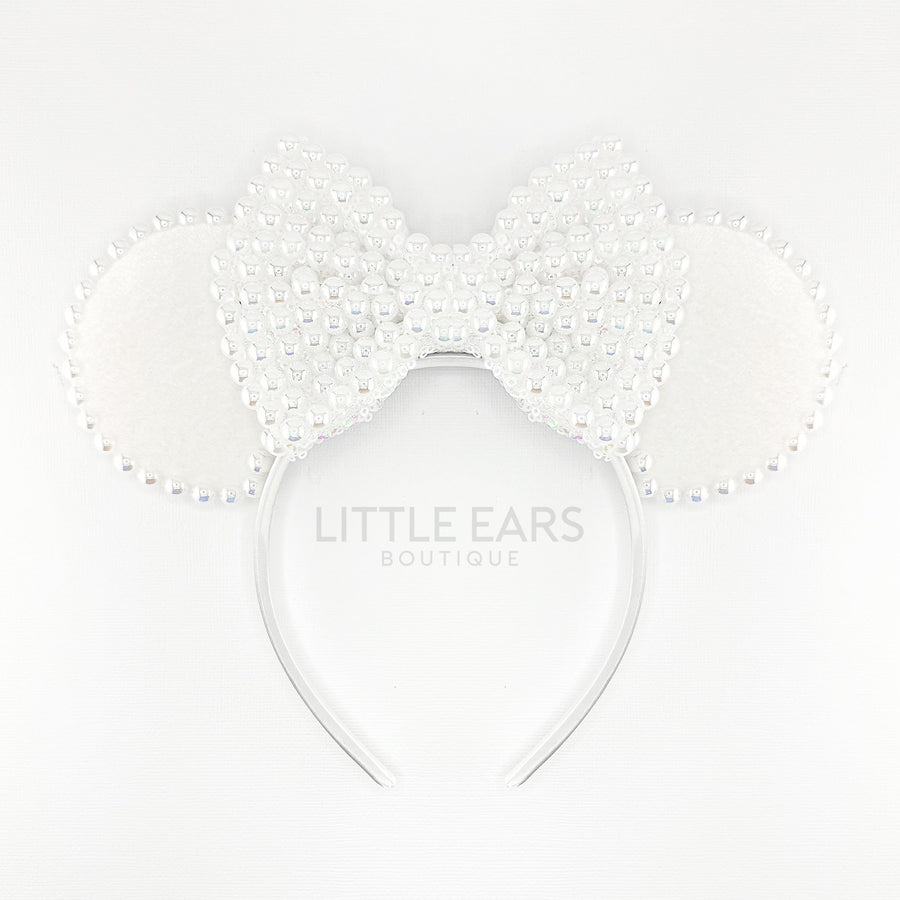 Shiny Pearls Iridescent Velvet Ears