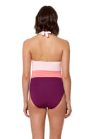 Bleu by Rod Beattie Colorblocked One Piece Swimsuit Women's Swimsuit