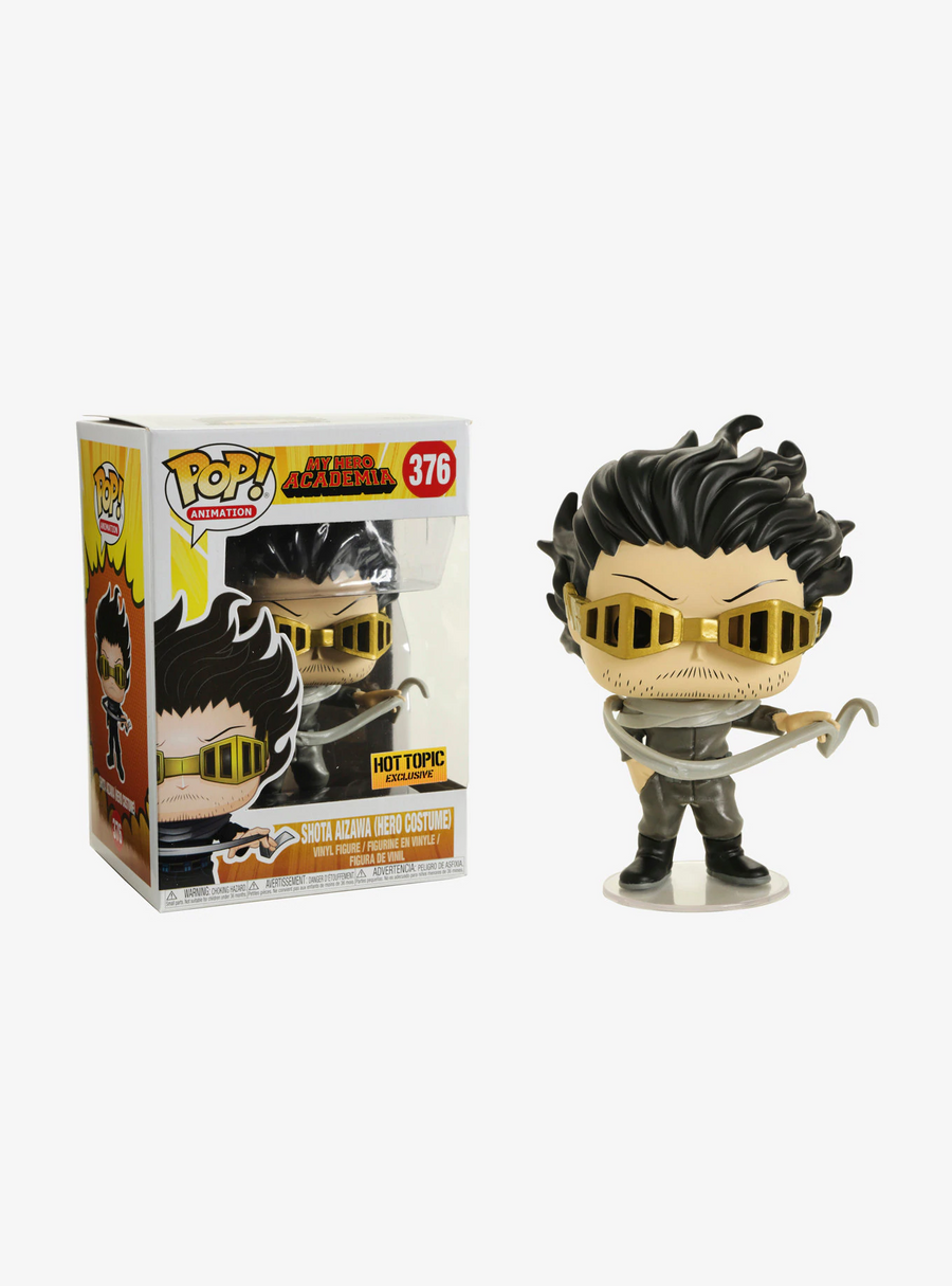 Funko POP! My Hero Academia - Shota Aizawa (Hero Costume) Vinyl Figure #376 Hot Topic Exclusive (NOT 100% MINT)