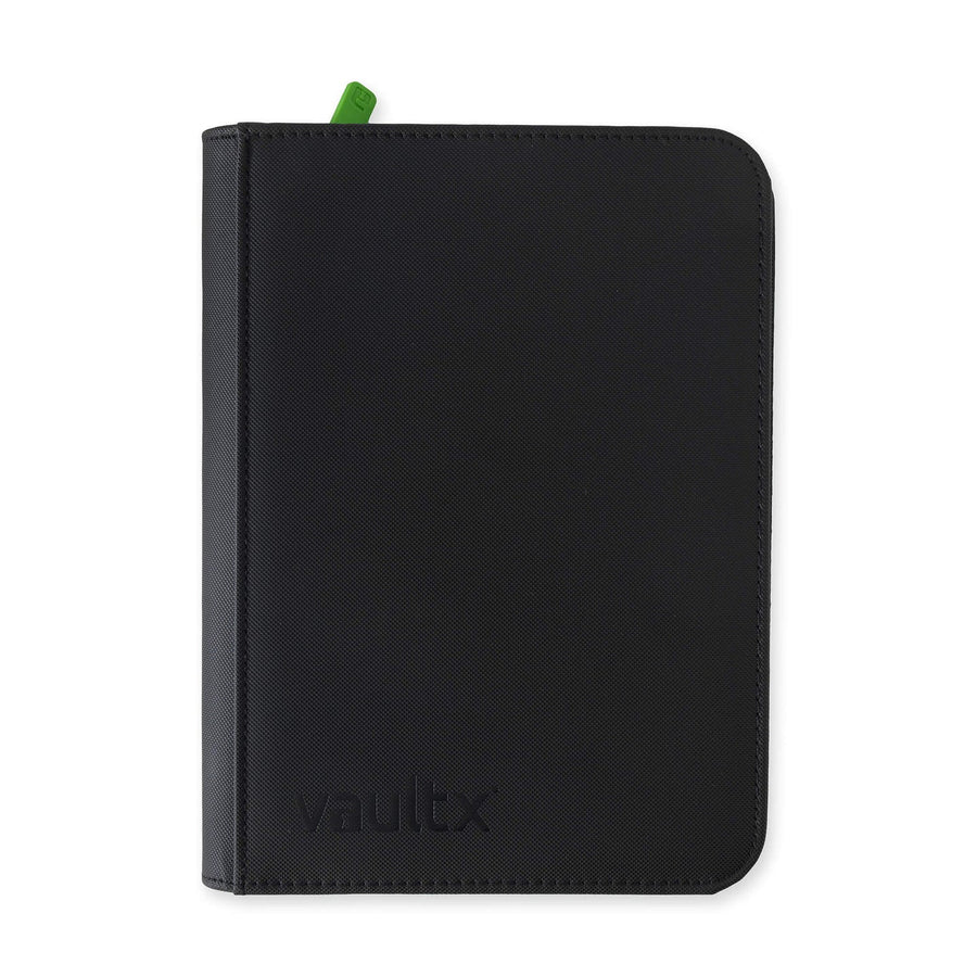 Vault X 4-Pocket Zippered Binder - Black