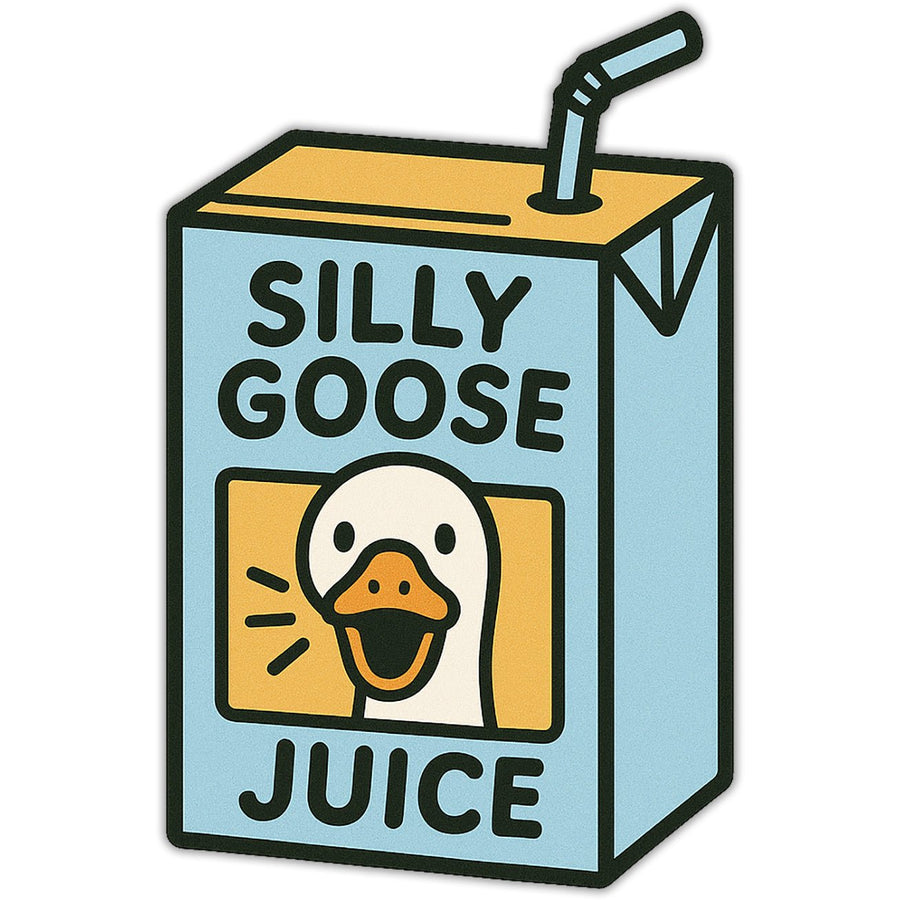 Silly Goose Juice Sticker