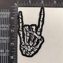 Skeleton Rock Hand Patch