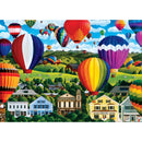 A.M. Poulin Gallery - Hot Air Adrift 1000 Piece Jigsaw Puzzle