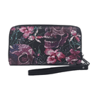 Skulls and Flowers Clutch Handbag