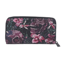 Skulls and Flowers Clutch Handbag