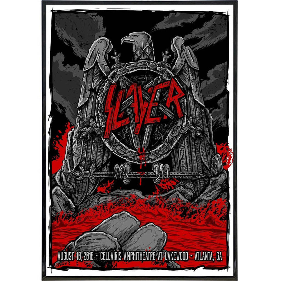 Slayer Show Poster Print Print The Original Underground 