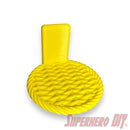 Sliding Woven Shelf for Handmade by Robots Vinyl Figure | Floating Shelf with Knit/Woven Design