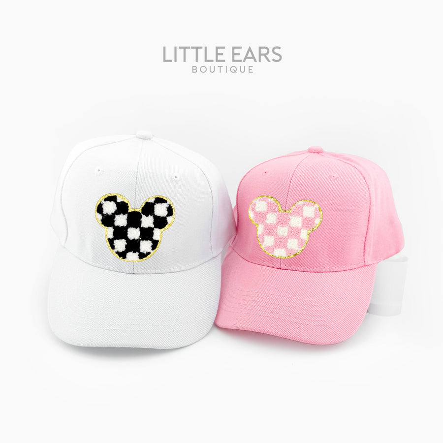 Plaid Chenille Patches Hat
