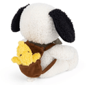 SNOOPY 8 inch plush with Woodstock in Backpack