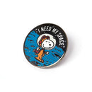 Snoopy I Need My Space Pin