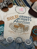 Sold! Grundy County Auction Graphic Tee