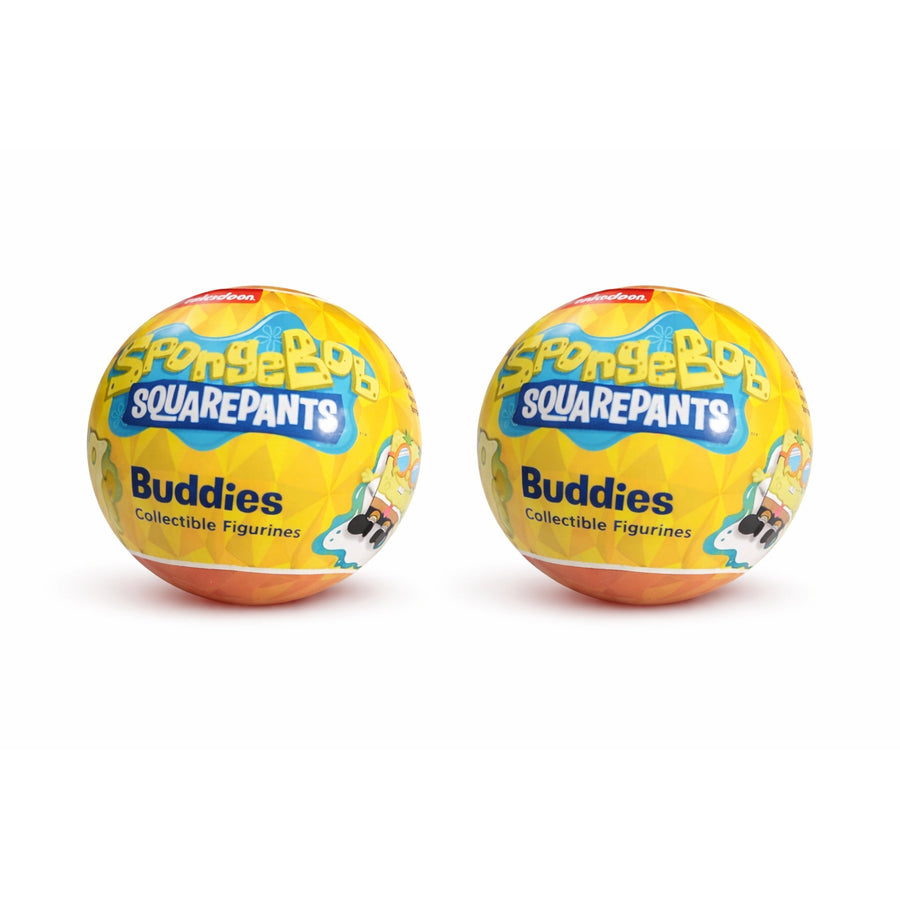 Set of 2 SpongeBob SquarePants 3D Buddies Mystery Collectible Figures
