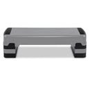 35 Inch Aerobic Cardio Adjustable Exercise Stepper with Risers