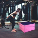 Folding Incline Mat Slope Cheese Gymnastics Gym Exercise Yellow