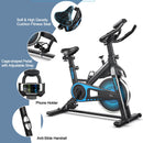 Indoor Silent Belt Drive Adjustable Resistance Cycling Stationary Bike