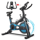 Indoor Silent Belt Drive Adjustable Resistance Cycling Stationary Bike