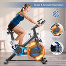Indoor Silent Belt Drive Adjustable Resistance Cycling Stationary Bike