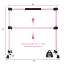 4 Feet Portable Ballet Barre with Adjustable Height