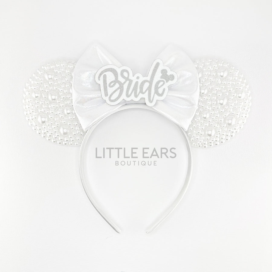 Sparkle Bride Mickey Ears