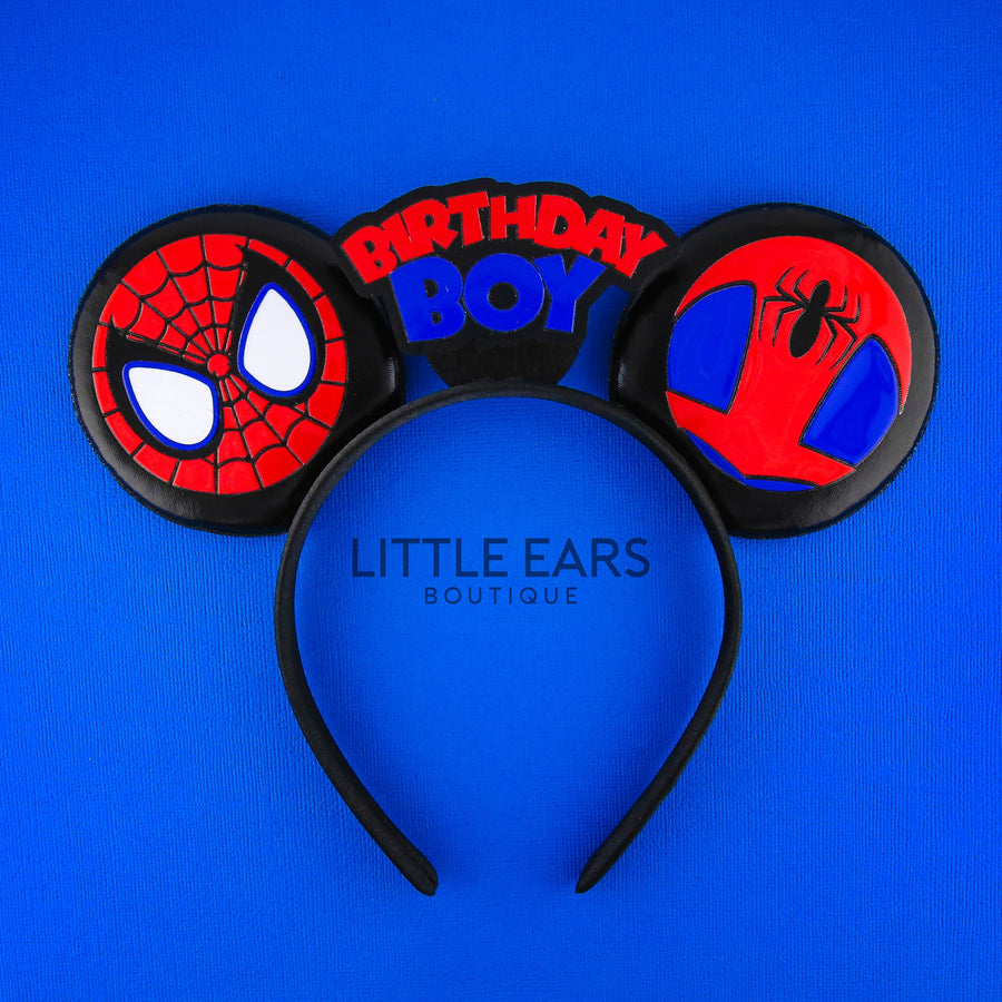 Spider Birthday Mickey Ears for Men