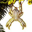 Christmas Spider Enamel Ornament