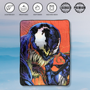 Marvel Venom Tongue Spider-Man Villain Fleece Throw Blanket 45in. By 60in.