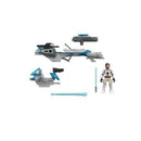 Star Wars Mission Fleet Barc Speeder & Obi-Wan Kenobi Figures and Vehicle