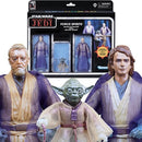 Star Wars The Black Series Anakin Skywalker", " Yoda", " and Obi-Wan Kenobi Force Spirits 6-Inch Action Figures