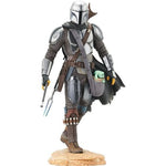 Star Wars The Mandalorian W/Child Premier Collection Statue Action & Toy Figures ToyShnip 