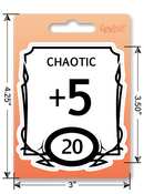 Sticker: Chaotic Stat Block Waterproof Die Cut