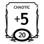 Sticker: Chaotic Stat Block Waterproof Die Cut