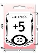 Sticker: Cute Stat Block Waterproof Die Cut