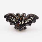 Stay Spooky Bat Enamel