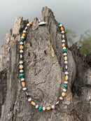 Sterling Silver Wild Harmony Stone Beaded Necklace