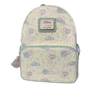 Loungefly Disney Stitch & Angel Cherry Blossom All-Over Print Mini Backpack