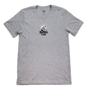 Stone Skull Cat Tee - Heather Gray