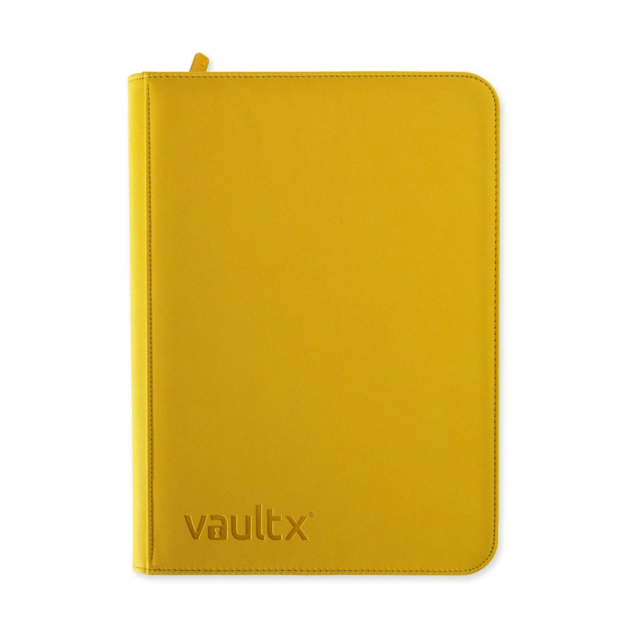 Vault X 9-Pocket Zippered Binder - Yellow
